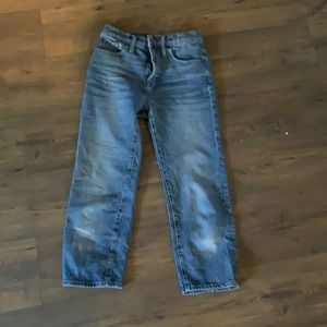 Madewell short cut jeans